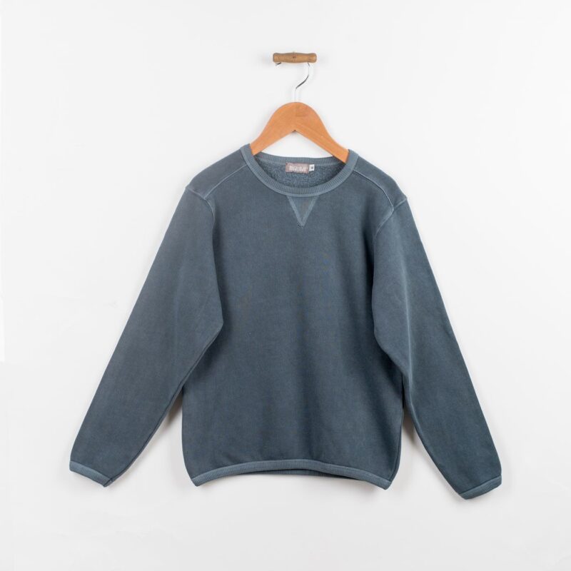 Sudadera algodón azulgris