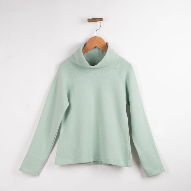 Sudadera con cuello menta - Imagen 2