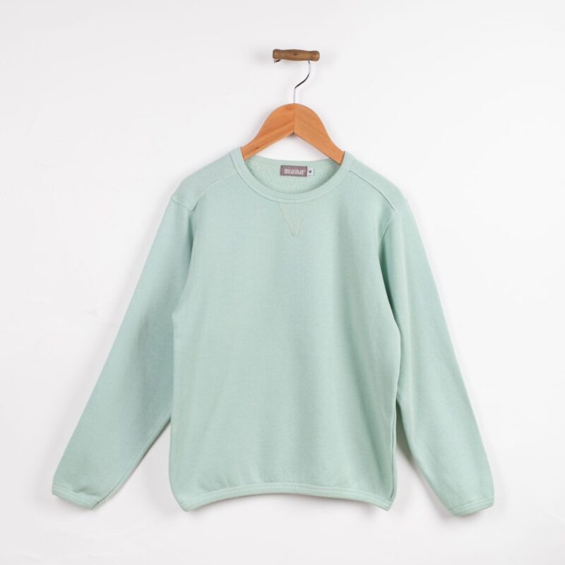 Sudadera algodón menta