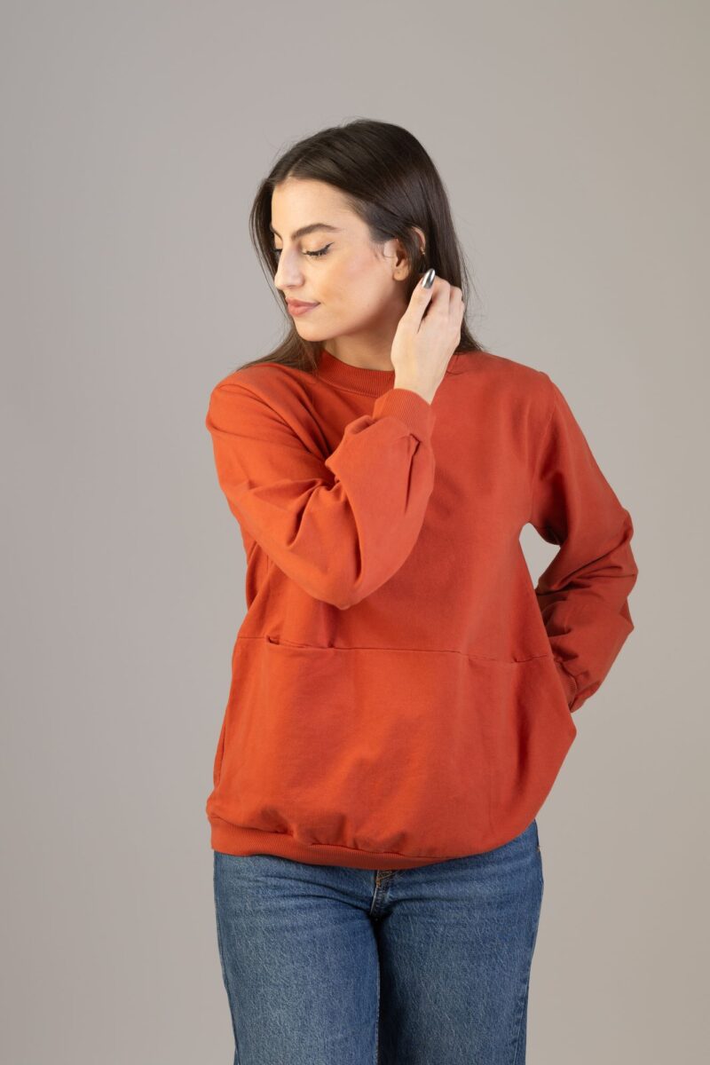 Sudadera bolsillos mujer - Imagen 2