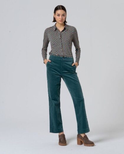 Pantalón recto pana