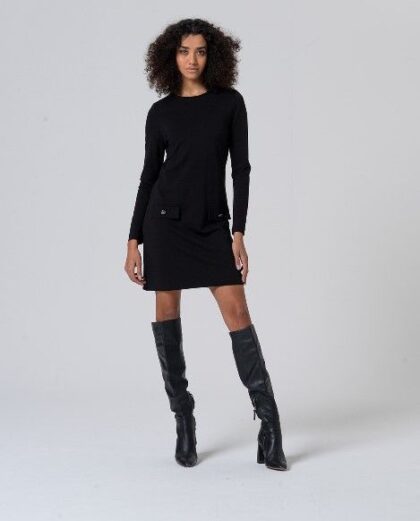 Vestido corto evasé