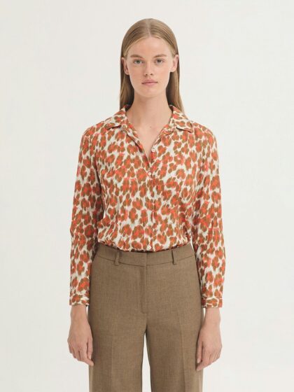 Camisa leopard print