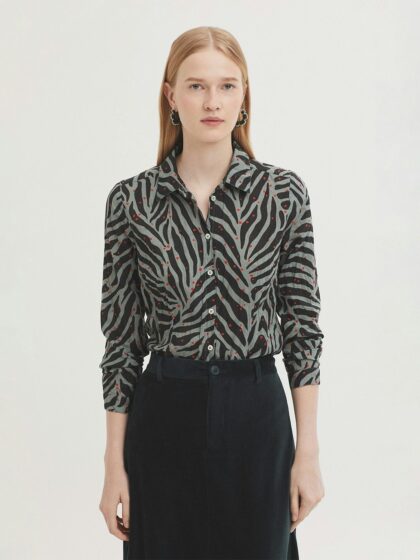 Camisa zebra print