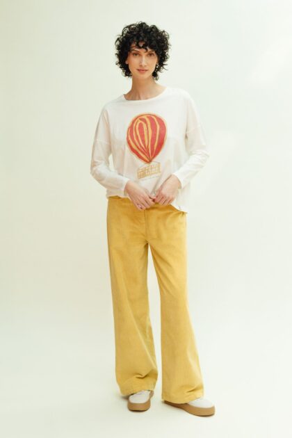 Camiseta ecru balloon