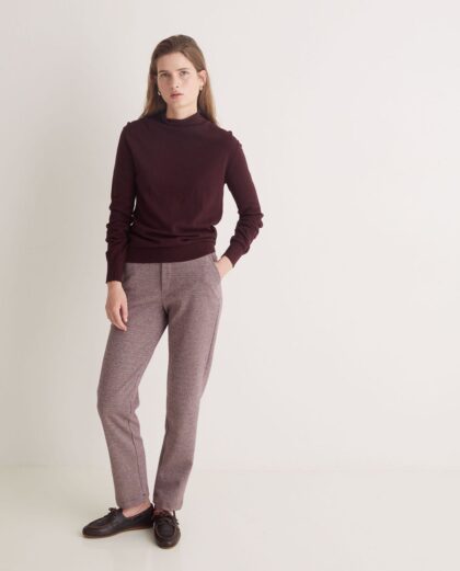 Pantalón recto pata de gallo