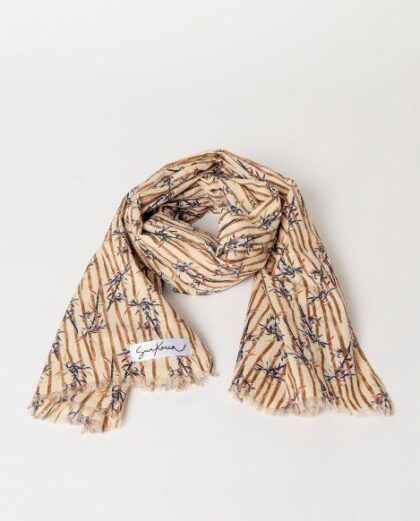 Pañuelo rectangular estamp.flecos