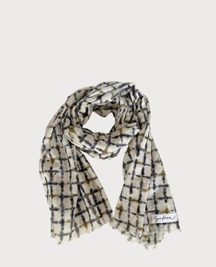 Pañuelo rectangular estamp.flecos