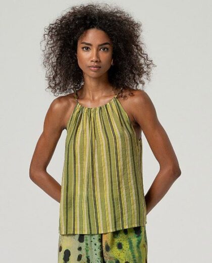 Top tirante escote halter