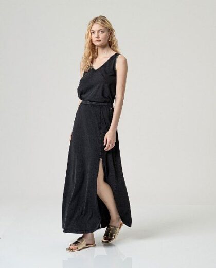 Maxi falda con abertura