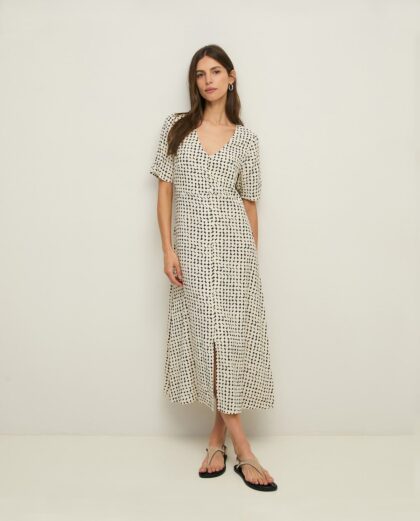 Vestido Ipanema midi viscosa