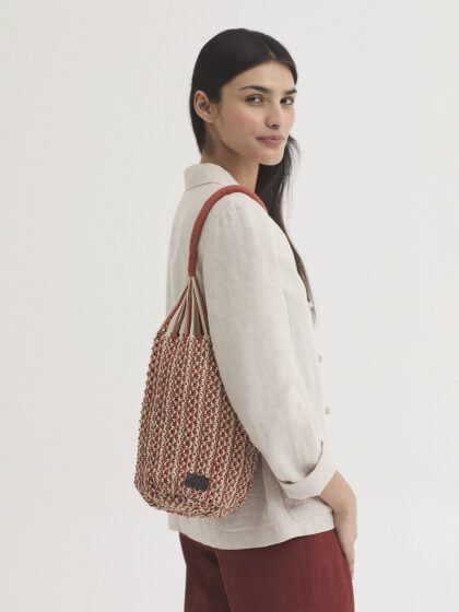 Bolso macramé